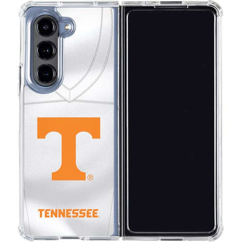 University of Tennessee White Jersey Galaxy Z Fold5 5G Clear Case