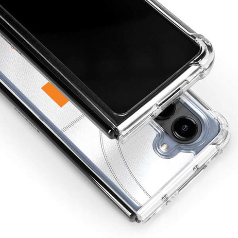 University of Tennessee White Jersey Galaxy Z Fold5 5G Clear Case