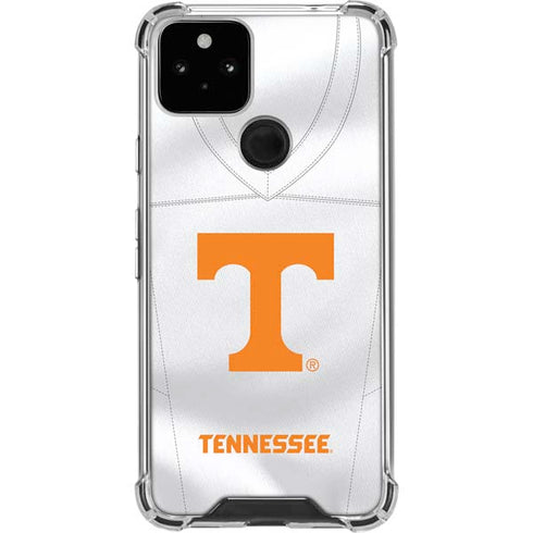 University of Tennessee White Jersey Google Pixel 5 Clear Case