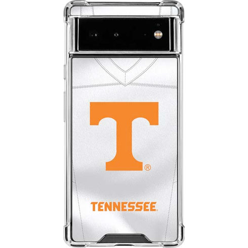 University of Tennessee White Jersey Google Pixel 6 Clear Case