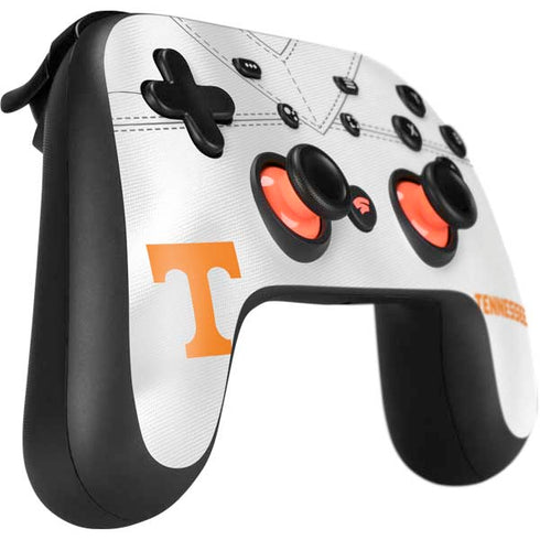 University of Tennessee White Jersey Google Stadia Controller Skin