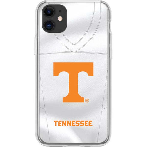 University of Tennessee White Jersey iPhone 11 Clear Case