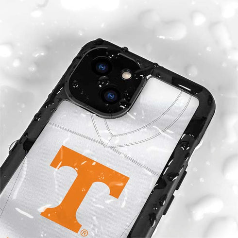 University of Tennessee White Jersey iPhone 15 Plus Waterproof Case