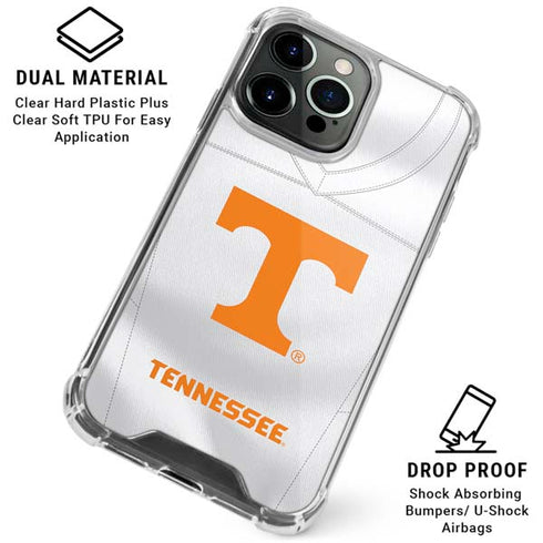 University of Tennessee White Jersey iPhone 15 Pro Max Clear Case