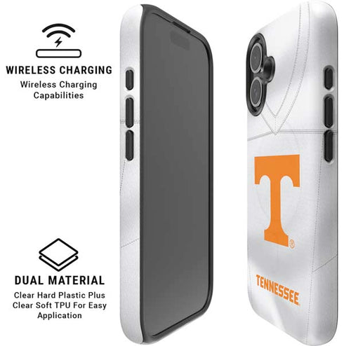 University of Tennessee White Jersey iPhone 16 Magsafe Impact Case