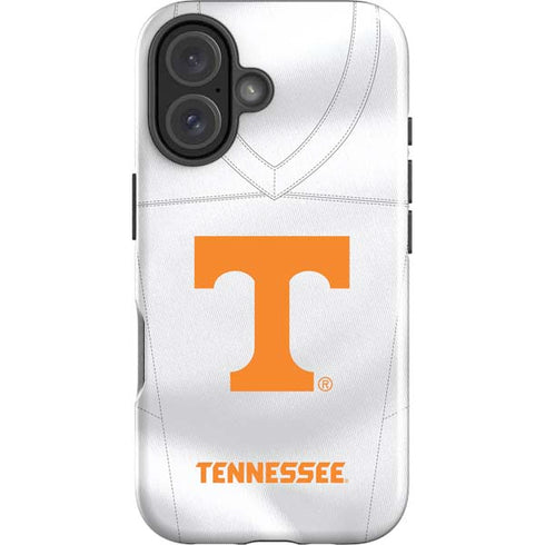 University of Tennessee White Jersey iPhone 16 Plus Impact Case