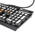 University of Tennessee White Jersey K95 RGB PLATINUM Mechanical Gaming Keyboard Skin
