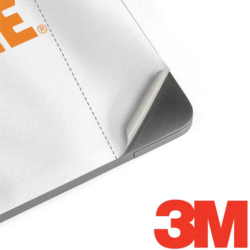 University of Tennessee White Jersey Apple MacBook Pro 15-inch Skin