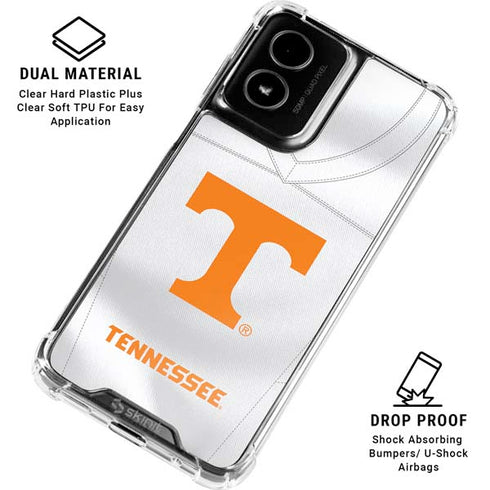 University of Tennessee White Jersey Moto G Power 5G (2024) Clear Case