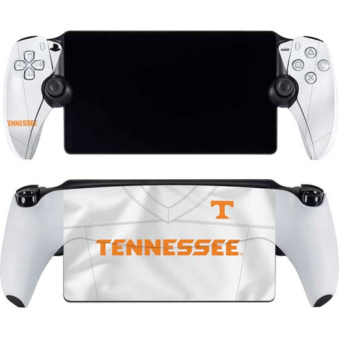 University of Tennessee White Jersey PlayStation Portal Remote Player Skin