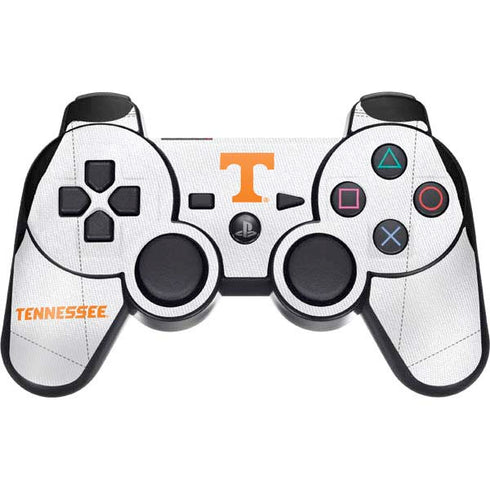 University of Tennessee White Jersey PS3 Dual Shock wireless controller Skin