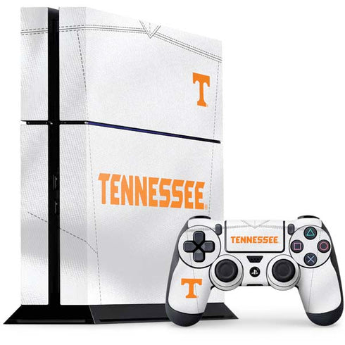 University of Tennessee White Jersey PS4 Console and Controller Bundle Skin