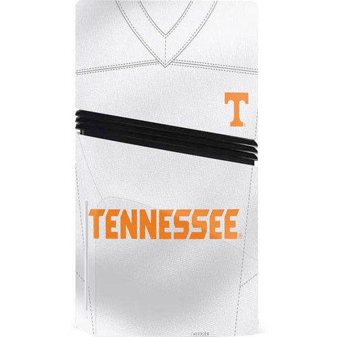 University of Tennessee White Jersey PS5 Pro Disk Console Skin