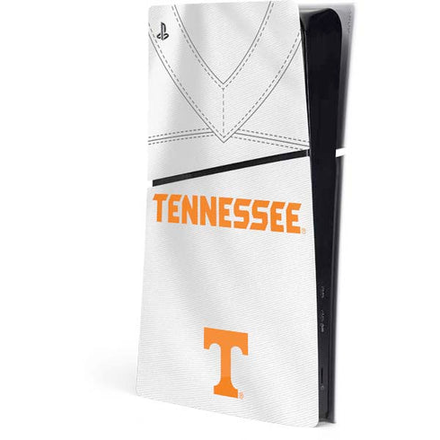 University of Tennessee White Jersey PS5 Slim Digital Edition Console Skin