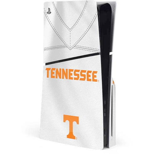 University of Tennessee White Jersey PS5 Slim Disk Console Skin