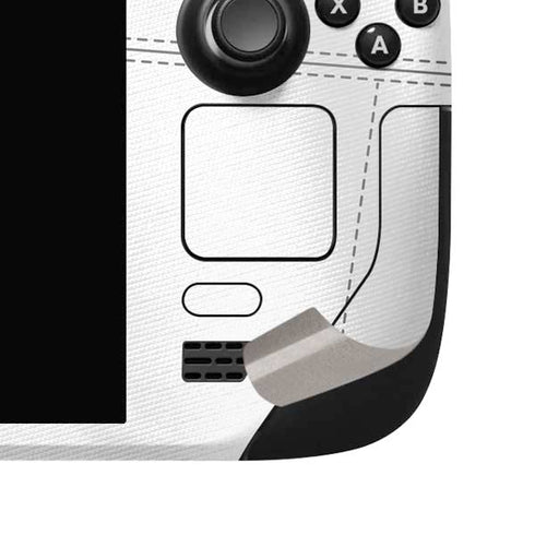 University of Tennessee White Jersey Steam Deck Handheld Gaming Computer OLED Skin