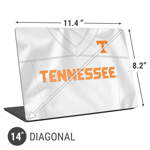 University of Tennessee White Jersey Universal Laptop 14in (11.4 x 8.2in) Skin