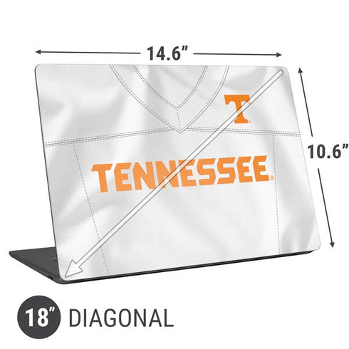 University of Tennessee White Jersey Universal Laptop 18in (14.6 x 10.6in) Skin