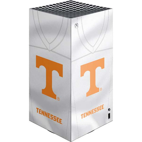 University of Tennessee White Jersey XBox Series X Digital Edition Console Skin