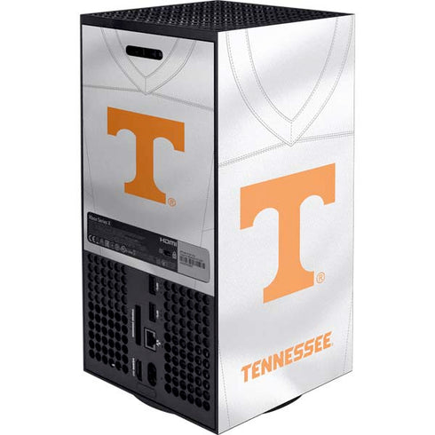 University of Tennessee White Jersey XBox Series X Digital Edition Console Skin