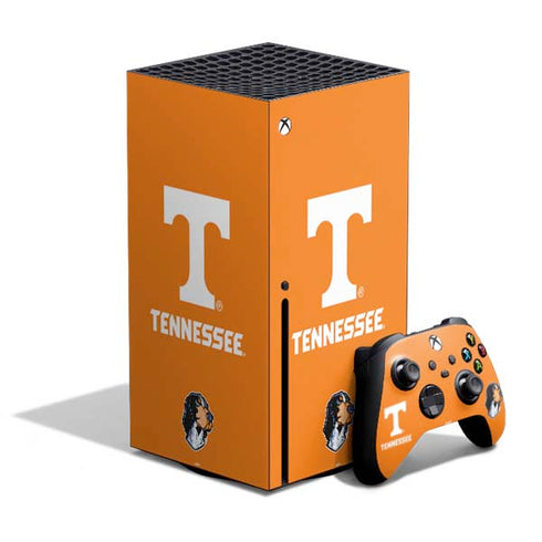 University of Tennessee-Knoxville T Logo on Orange Xbox Series X Bundle Skin