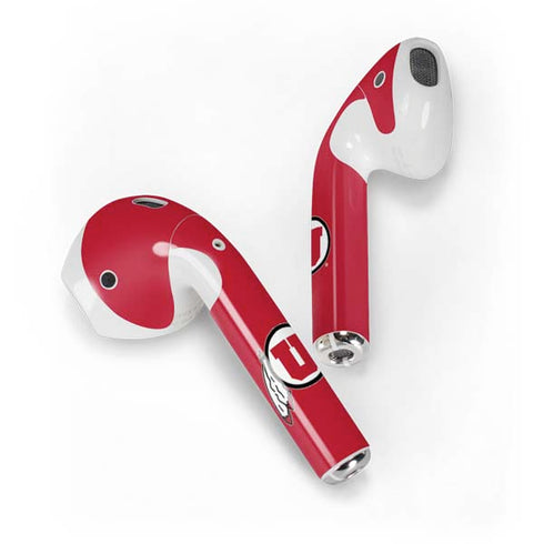 University of Utah Block U Apple AirPods 2 Skin