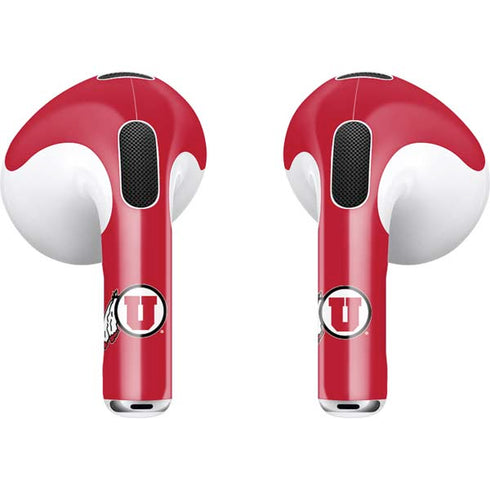 University of Utah Block U Apple AirPods (3rd Gen 2021) Skin