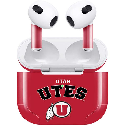 University of Utah Block U Apple AirPods (3rd Gen 2021) Skin