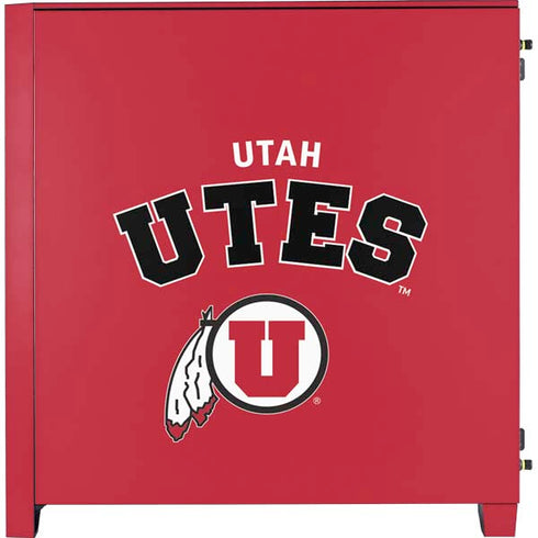University of Utah Block U Corsair 4000D Tempered Glass Mid-Tower ATX Case Skin
