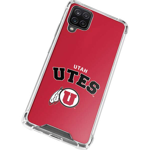 University of Utah Block U Galaxy A12 Clear Case
