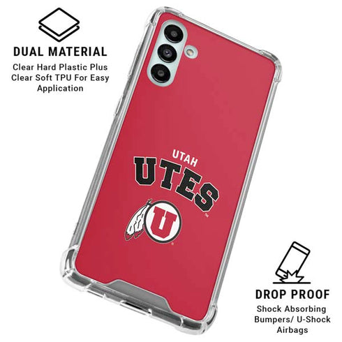 University of Utah Block U Galaxy A13 5G Clear Case