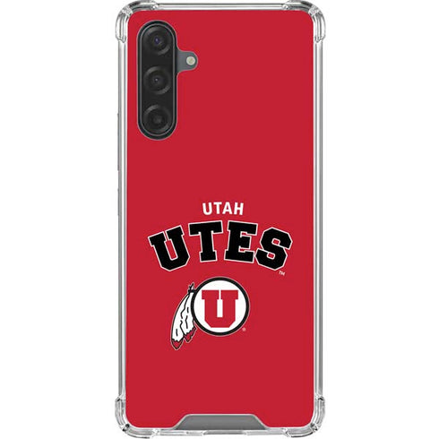 University of Utah Block U Galaxy A17 Clear Case