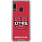University of Utah Block U Galaxy A30 Clear Case