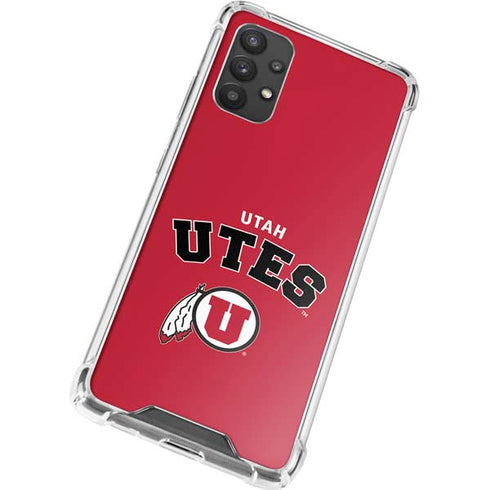 University of Utah Block U Galaxy A32 5G Clear Case
