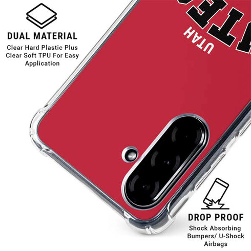 University of Utah Block U Galaxy A36 5G Clear Case