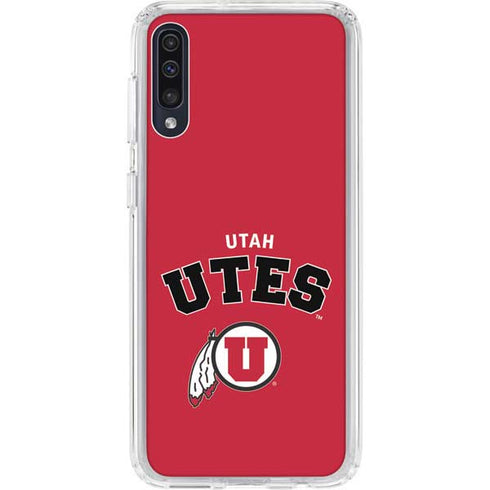 University of Utah Block U Galaxy A50 Clear Case