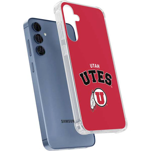University of Utah Block U Galaxy A55 5G Clear Case