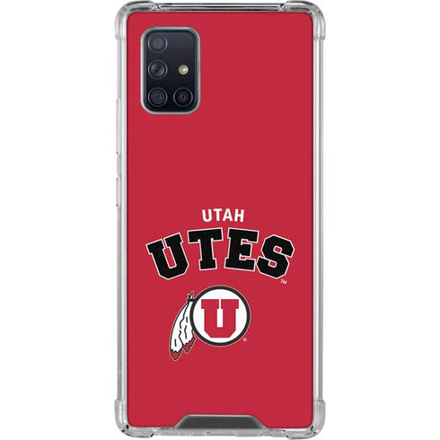 University of Utah Block U Galaxy A71 5G Clear Case