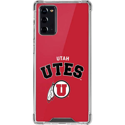 University of Utah Block U Galaxy Note20 5G Clear Case