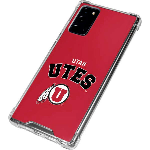University of Utah Block U Galaxy Note20 5G Clear Case