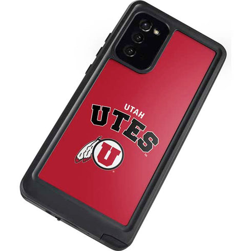 University of Utah Block U Galaxy Note20 5G Waterproof Case