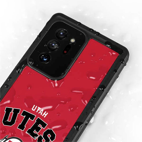 University of Utah Block U Galaxy Note20 Ultra 5G Waterproof Case