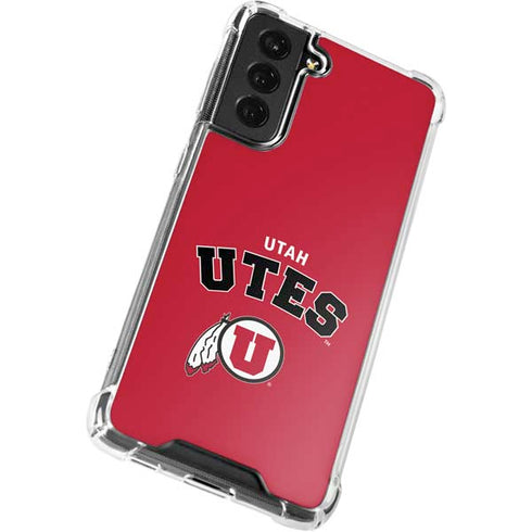 University of Utah Block U Galaxy S21 FE Clear Case