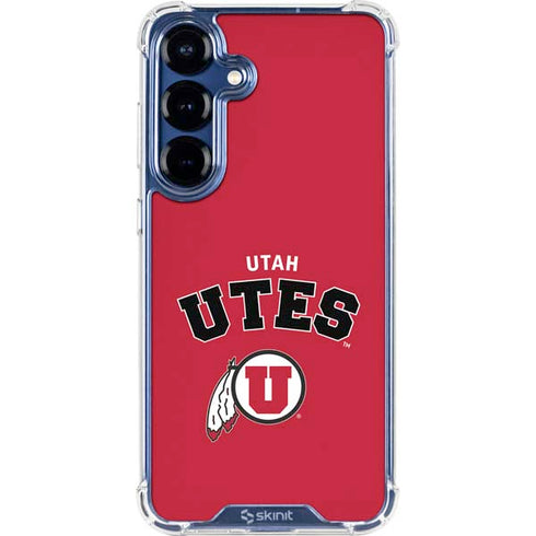 University of Utah Block U Galaxy S25 Plus Clear Case