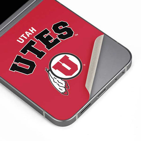 University of Utah Block U Galaxy Z Flip6 Skin