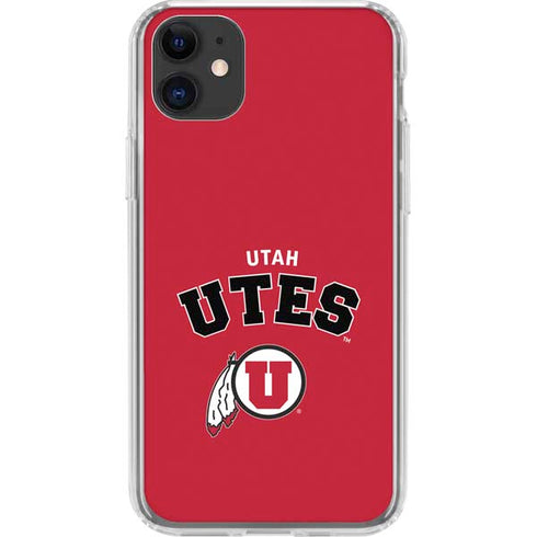 University of Utah Block U iPhone 11 Clear Case