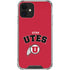 University of Utah Block U iPhone 12 Clear Case