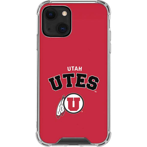 University of Utah Block U iPhone 13 Mini Clear Case