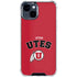 University of Utah Block U iPhone 14 Plus Clear Case