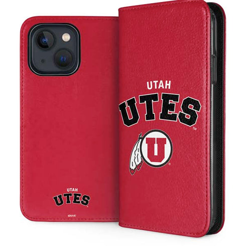 University of Utah Block U iPhone 15 Plus Folio Case